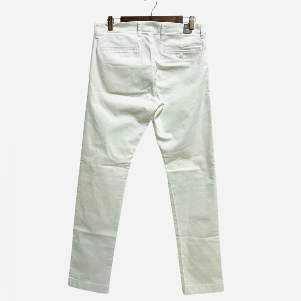 J.Crew 484 Slim-fit stretch chino pant in white size 30x32 NWT